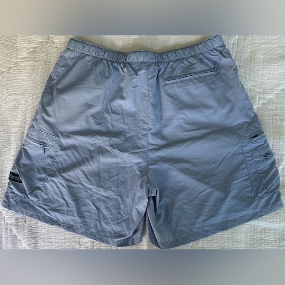 Columbia PFG Women’s Nylon Shorts M Blue Quick Dry Fishing Hiking Pockets - Picture 2 of 9